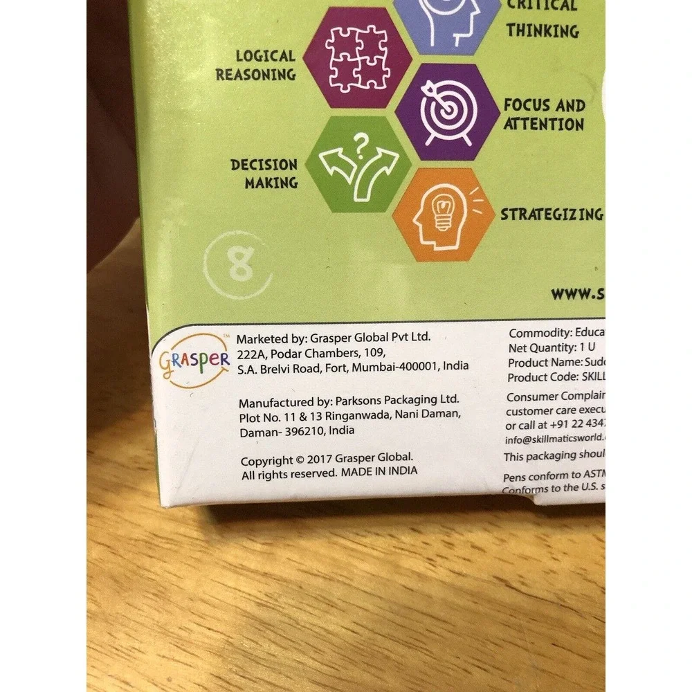 Skillmatics Sudoku Puzzles Write‎ and Wipe Re-use Erase Activity Mats Sealed